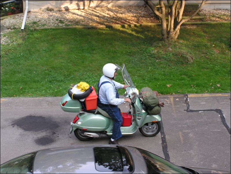 the Vespa Scooter